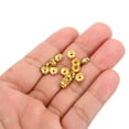 thumbnail image 4 of Unique Bargains 6mm Spacer Beads, 100pcs Bead Spacers Rhinestone Round Bulk Beads for Jewelry Making, Gold, 4 of 5