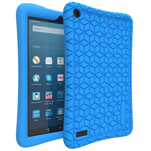 Luvvitt Silicone Case for allnew Amazon Kindle Fire 7 Tablet (7th
