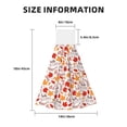 thumbnail image 3 of Zufioo Hello Autumn Maple Leaf Print Coral Fleece Velcro Hand Towel, Hangable Absorbent Hand Towel, Suitable for Kitchen, Bathroom Household Items, 3 of 7