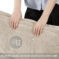 thumbnail image 4 of Avobird  Cloud Couch Modular Sectional Sofa, 107" L Shaped Convertible Couch Chenille Thick Cushion with Ottoman and Pillows for Living Room,Beige, 4 of 9