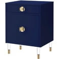 thumbnail image 1 of Nicole Miller New York Petrocchio Table d'Appoint/table de Chevet Noir Marine, 1 of 8