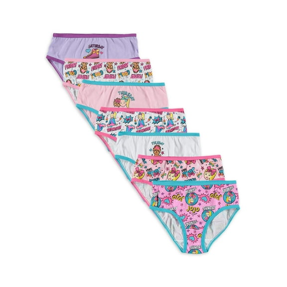 Jojo Siwa Little Girl Underwear, 7 Pack