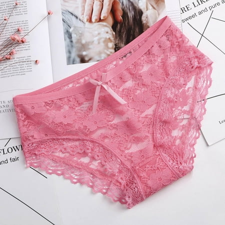 

Gyouwnll Sleepwear For Womens Pajamas For Women Net Transparent Lace Underwear Mesh Yarn Underwear Briefs