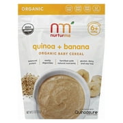 Nurturme Organic Cereal - Quinoa And Banana - Case Of 6 - 3.7 Oz.