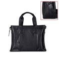 thumbnail image 5 of Bolso de mano de cuero genuino para hombre, bolso de negocios para hombre, bolso de piel de vaca con capas, bolso cruzado, maletín de negocios de gran capacidad, bolso para computadora, 5 of 5