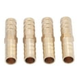 thumbnail image 3 of Reducing Plug Connector Brass Fitting Hose Barb Tail Reducer Reducing Plug Connector 6mm-8mm 4 Pcs, 3 of 8