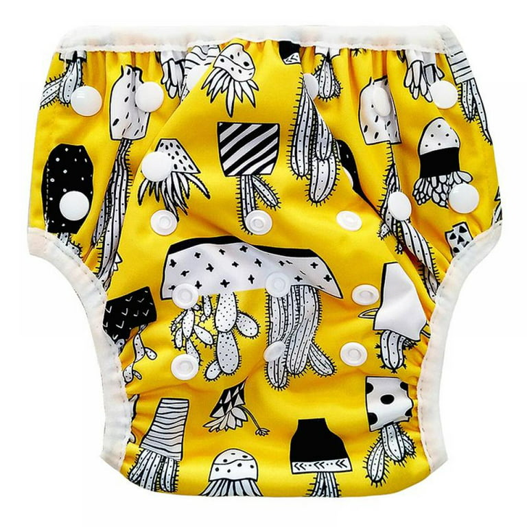 Girls Reusable Swim Diapers, UPF 50+ Sun Protection Swimsuit