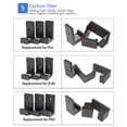 thumbnail image 4 of Bearachild Soporte montado en la pared Game Host Rack Refrigeración Universal Rack de almacenamiento sin taladros Estante de soporte a prueba de Videojuegos y accesorios ps4, 4 of 6
