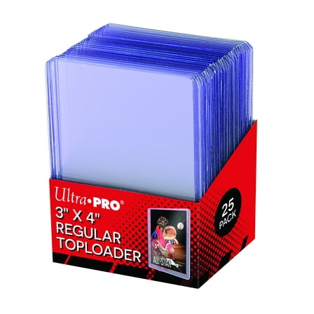 Ultra Pro 35pt 3X4 Clear Regular Toploader 25ct Trading Cards NBA NFL TCG CCG