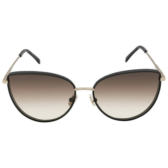 Lacoste LA 230S Metal Womens Cat-Eye Sunglasses Matte Onyx 59mm Adult