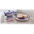 thumbnail image 2 of Zaklady Blue Rose Polish Pottery 1012  Trivet Stars & Stripes, 2 of 2