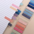 thumbnail image 2 of GoXteam Waterproof Rectangular Sticky Notes, 1.73" x 0.43", 60 Colors, 1200 Pads, 6 Pack, 2 of 7