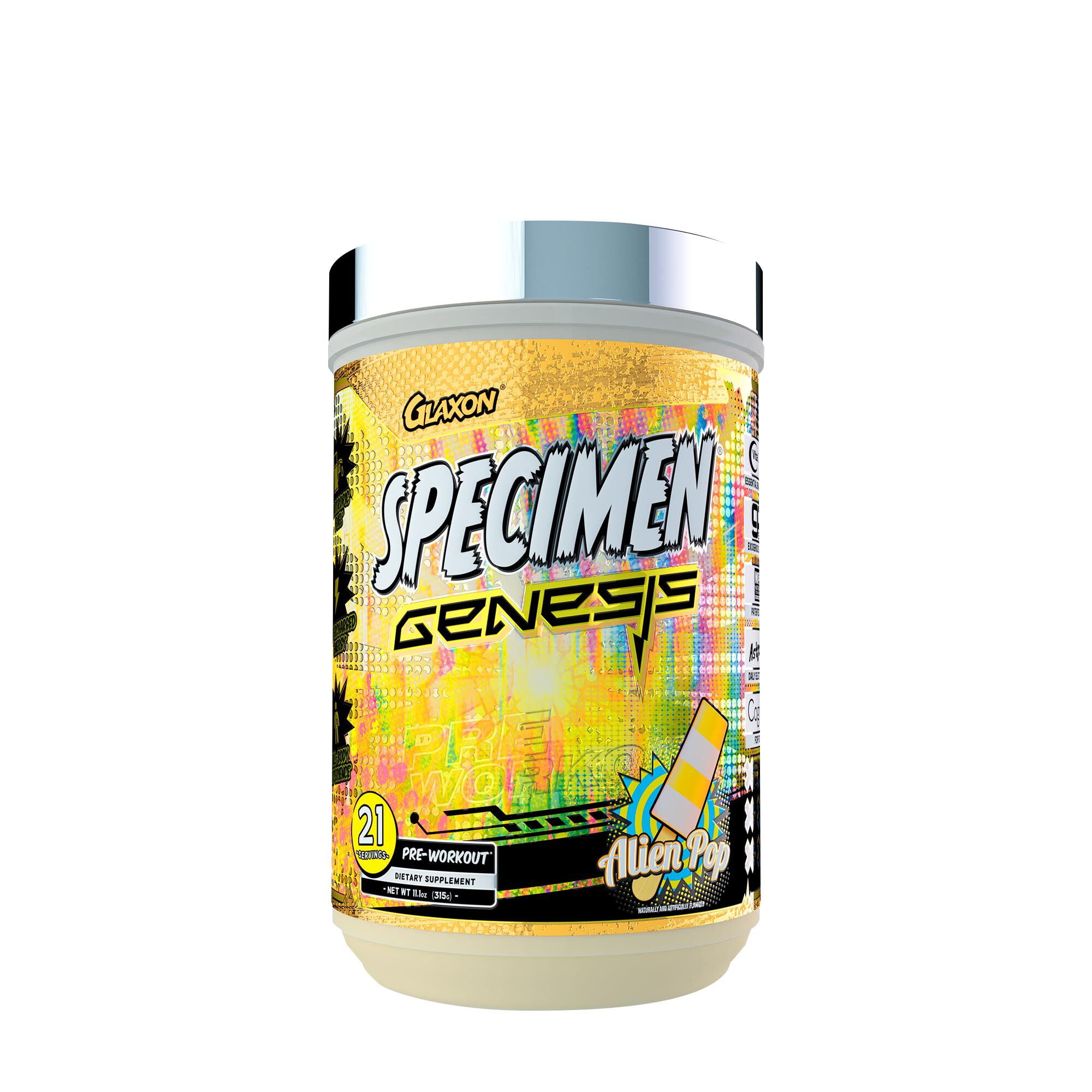 GLAXON Specimen Genesis PreWorkout Alien Pop 21 Servings
