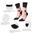 thumbnail image 4 of Fotbe Cute Axolotl Sakura Blossoms B Calcetas Largas con Estampado para Hombre y Mujer – Calcetas de Compresión Transpirables y Elásticas, Viajar y Uso Diario Talla 5-11, 4 of 6