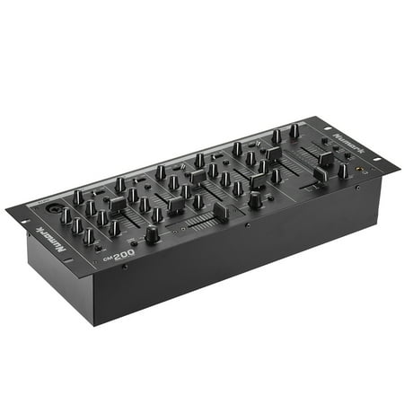 Mixing Console Professional Audio Stereo - Professional 5-Channel DJ Rack Mount Stereo Mixer Mixing Console
