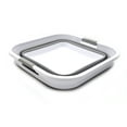 thumbnail image 3 of SAMMART Set of 2 Collapsible Plastic Laundry Tub - Square Basket - Foldable Storage Container / Organizer - Portable Washing Tub - Space Saving Laundry Hamper, 3 of 7