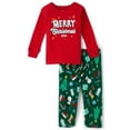 The Children's Place Baby & Toddler Long Sleeve Merry Christmas '24