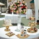 thumbnail image 5 of Juego de 7 soportes de metal para tartas, soporte redondo de 3 niveles, para cupcakes, bandeja de servir para fiestas, bodas, cumpleaños, baby shower, aniversario, 5 of 9