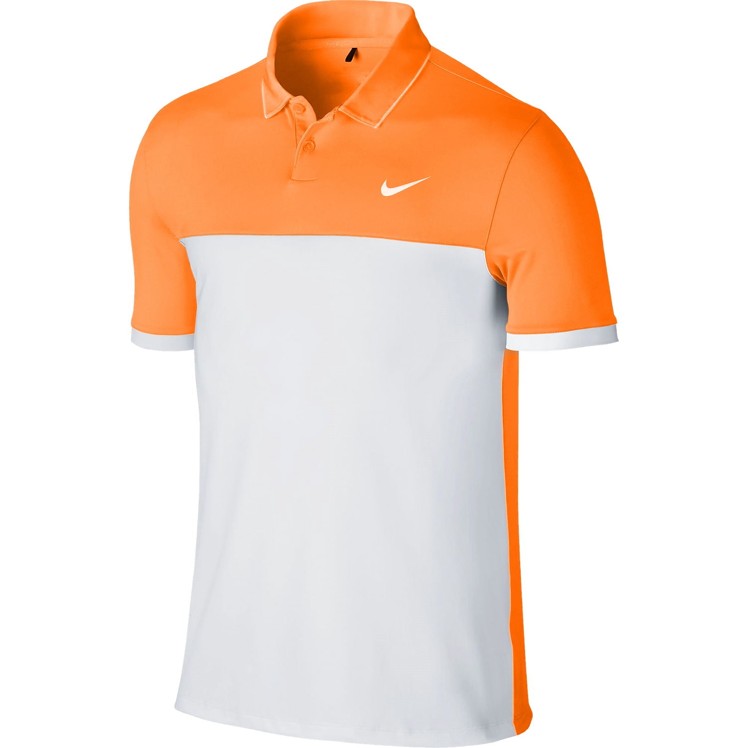 Nike Golf Mens Light Orange Color Block 