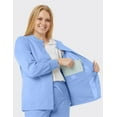 thumbnail image 5 of SPECTRUM UNIFORMS Scrub Jackets Doctor Lab Coat -Crew Neck Tops Unisex Soft Fabric Ideal | Medical Professionals, Hospital and Lab Work Wear Ceil Blue, 5 of 5