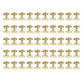 thumbnail image 1 of MesaSe 50PCS Brass Stud Rivets for Leather Crafts  Bags  Shoes  Hats, 1 of 4