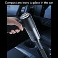 thumbnail image 3 of Mini Vacuum Cleaner ,2 in 1 Keyboard Vacuum Cleaner Wireless Handheld,Car Vacuum with Brushless Motor High Power 120W Rechargeable Easy to Clean Car Interior,Black, 3 of 9