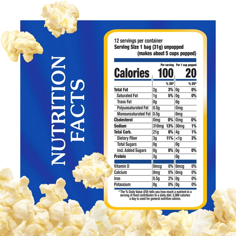 Act II Butter Flavor Microwave Popcorn, Mini Bags 13.125 oz, 12