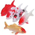 thumbnail image 4 of Koi Fish 5Pcs PVC Fish Tank Decorations with Vivid Colors and Textures, 4 of 5