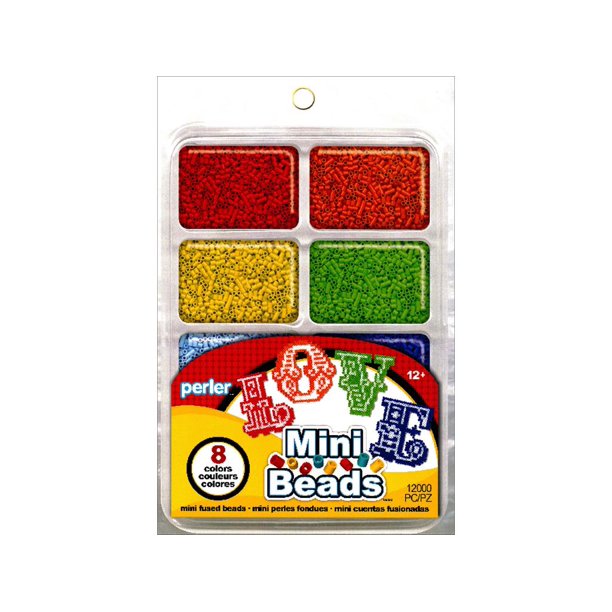 Perler Fused Mini Bead Tray 8000pc Rainbow