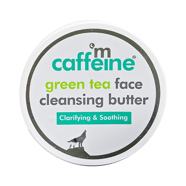 Manteca limpiadora facial con cafeína y té verde con manteca de karité 100 g