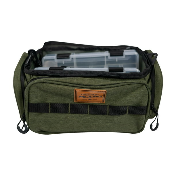 Plano Small 3500 Size Heathered Green Fishing Tackle Bag, with Two 3500