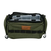 Plano Small 3500 Size Heathered Green Fishing Tackle Bag, with Two 3500 Size Stowaways