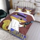 thumbnail image 3 of Ardilla Secreta Conjunto de sábanas temático, trío de piezas, cómodo y amigable con la piel, diseño único, regalo de decoración para el hogar para familiares, amigos y fans,140cm *210cm, 3 of 6