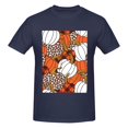 thumbnail image 4 of Bingfone Various Pumpkins Men'S Loose Fit Short-Sleeve Pocket T-Shirt, 4 of 7