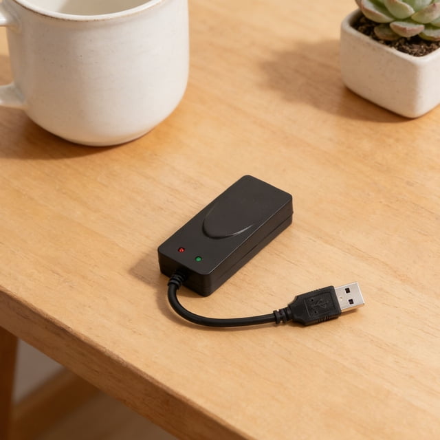 UPGRATOR Módem USB Negro Plug and Doble Para Transmisión De Datos Y Fax En Red