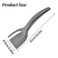 thumbnail image 2 of 1 Pcs 2 in 1 Grip and Flip Spatula Tongs, Egg Flipper Tong Fried Egg Double Spatula, Non-Stick Food Clip Egg Turner Pancake Fish French Toast Omelet Making for Home Kitchen Cooking Tool, 2 of 8