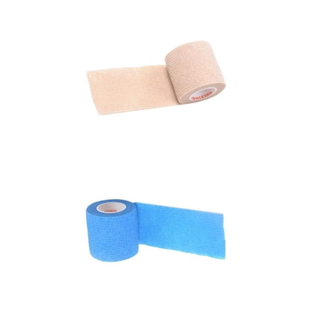 2PC First Aid Treatment Self - Adhesive Elastic Bandage Gauze Tape