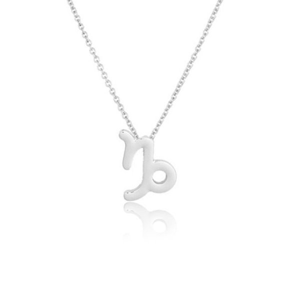 Xingzhi Constellation Theme Friendship Necklace Creative Comfortable Ins Exquisite Durable Rust-proof Lightweight Fashion Accessory Capricorn Silver