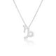 thumbnail image 4 of Qarigey Collar del zodiaco Regalo de amigos Cómodo Ins Superficie lisa duradera Accesorio de moda ligero Capricornio Plata Type2 NO2, 4 of 6