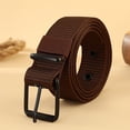 thumbnail image 2 of Ahabrexf Belt without Buckle for Men Casual Canvas Waist Strap 3.5Cm Width 120Cm Length 1Pc, 2 of 2