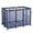 Blue, variant on Yescom Pool Float Storage Outdoor Rolling Bin 48"x30"x34", Black