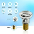 thumbnail image 2 of baomifa-Lava Lamp Bulb Replacement 4 Pack | E17 R39 25 Watt Intermediate Base Frosted Light Bulbs | Warm White, Incandescent Reflector Type Heat Lamp for Glitter Lamp, Night Light, Bedroom & Office, 2 of 4