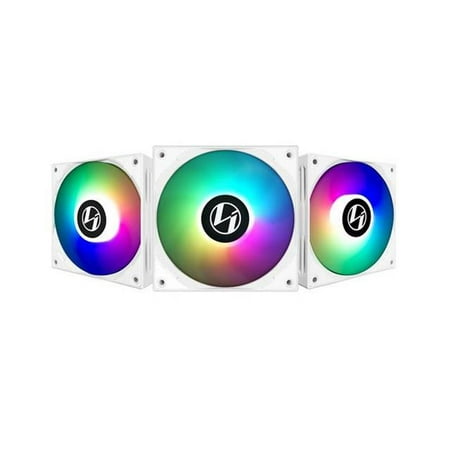 Lian Li ST120-3W 120 mm ARGB LED PWM Fan - White  Pack of 3