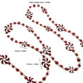 thumbnail image 3 of SMKE Christmas Peppermint Garland,Festive Crystal Candy Decor,Hanging Garland Bead Accent,Holiday Party Favors Decoration,Candy Cane Decor,Fake Candy Garland,Xmas Tree Hanging Supply A Red 3M, 3 of 6
