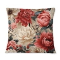thumbnail image 3 of Designart "Victorian Bohemian Romance XIV" Floral Printed Throw Pillow, 3 of 5