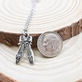 thumbnail image 2 of Mom and Three Daughters, Ballet Slippers Necklace, Stainless Steel, 16 Inches, 2 of 5