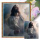 thumbnail image 1 of Kit Punto Cruz Sacerdote Impreso Hilo Algodón Ecológico Bordado 11CT 40x50cm, 1 of 9