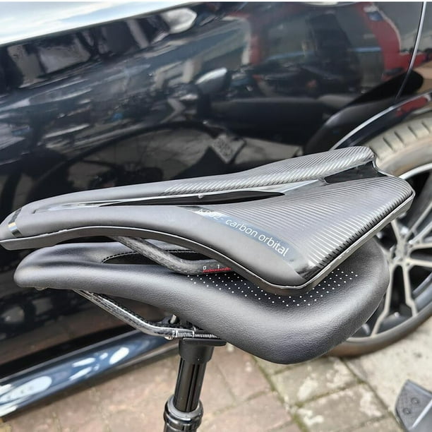 Sillín De Bicicleta, Sillín De Bicicleta Hueco De Repuesto De Fibra De Carbono Que Evita El Deslizamiento Ergonómico Para Bicicleta De Montaña