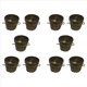 thumbnail image 1 of 10X Bolsas con Acabado Redondo Herrajes Piezas del del Monedero Estuche para BolíGrafos Embrague Broche del Monedero Cilindro Accesorios para Monedero (Bronce), 1 of 3