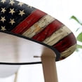 thumbnail image 5 of Round Fitted Tablecloth with Elastic Outdoor Tablecloth for 36" - 44" Tables Waterproof Table Cover for Indoor Dinner, Camping, Yard (Retro American Flag), 5 of 6
